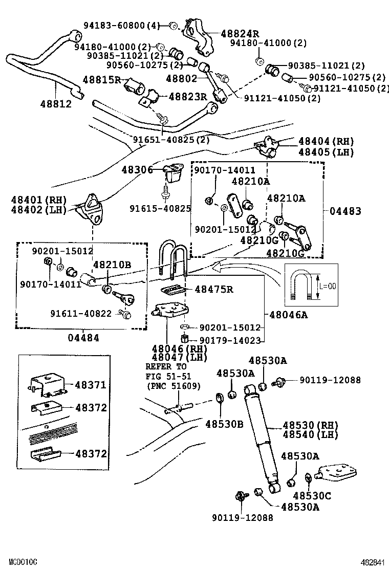  LAND CRUISER 60 |  REAR SPRING SHOCK ABSORBER
