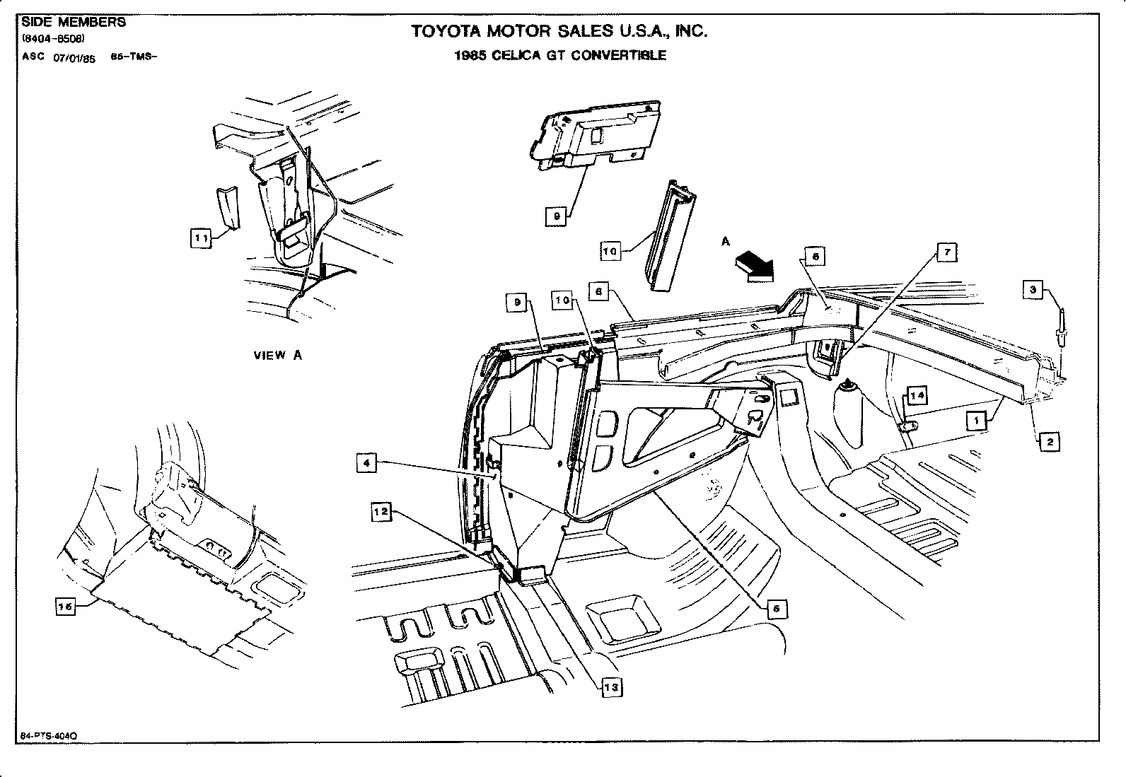  CELICA |  CELICA CONVERTIBLE PARTS