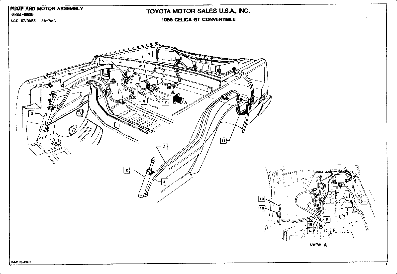  CELICA |  CELICA CONVERTIBLE PARTS