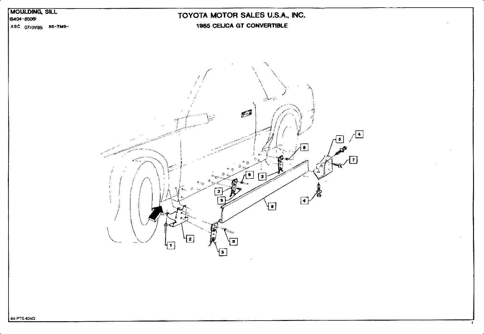  CELICA |  CELICA CONVERTIBLE PARTS