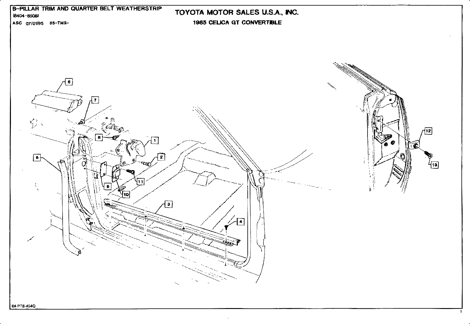 CELICA |  CELICA CONVERTIBLE PARTS