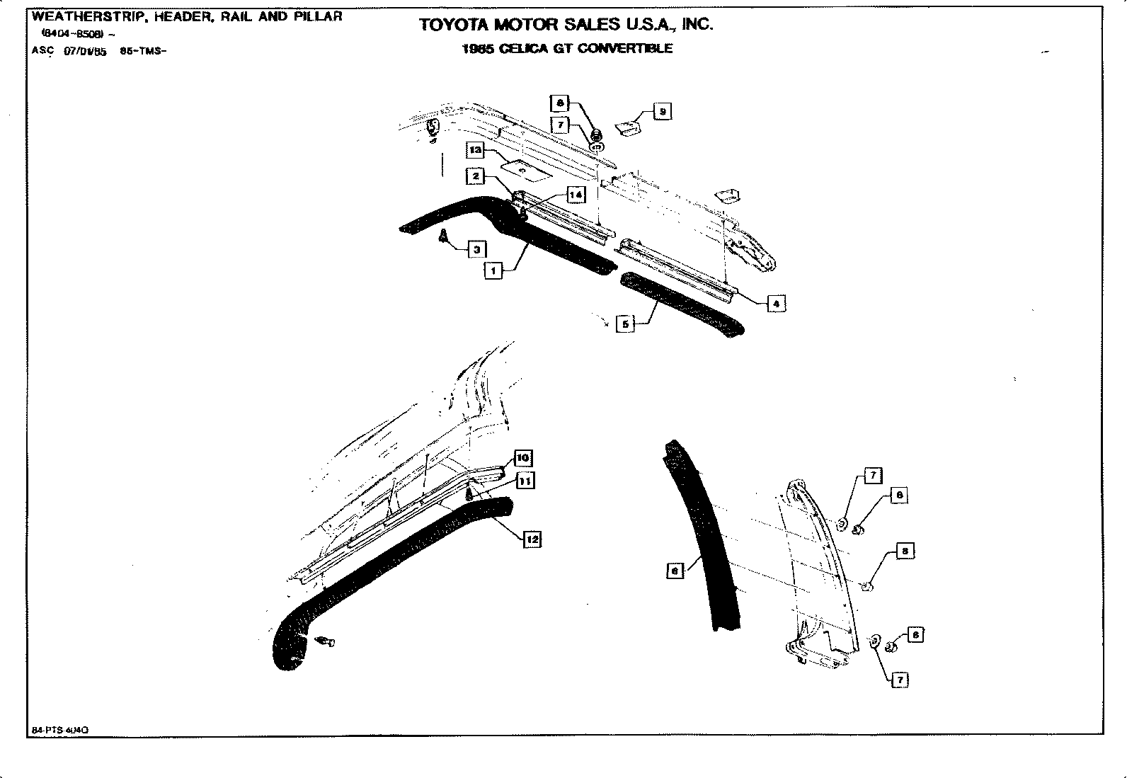 CELICA |  CELICA CONVERTIBLE PARTS