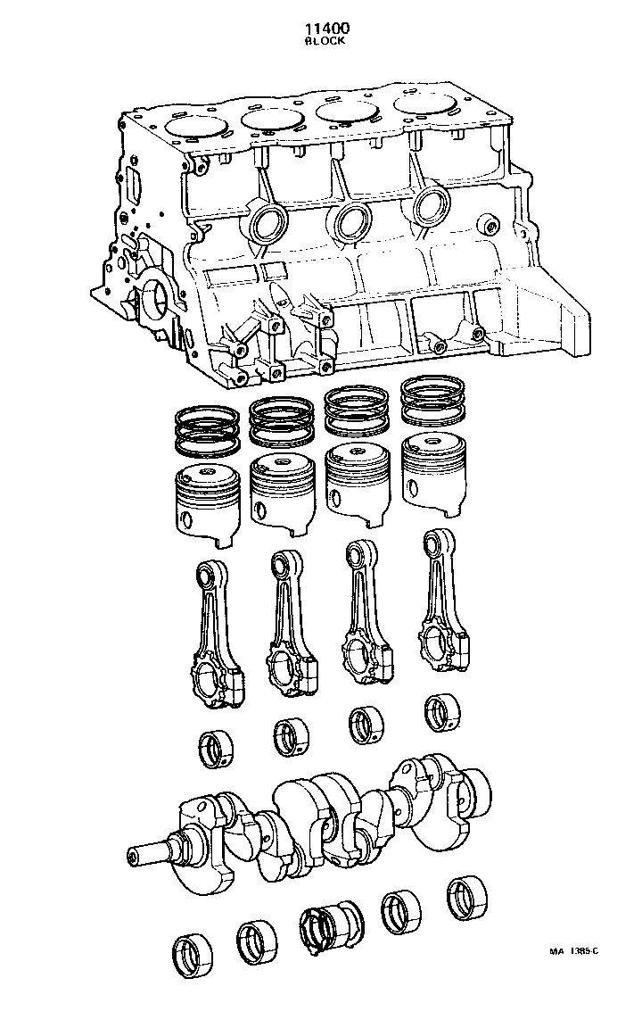  CELICA |  SHORT BLOCK ASSEMBLY