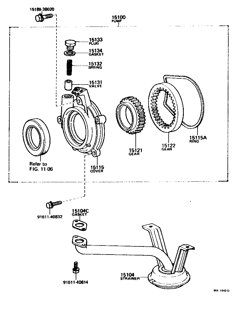  CELICA |  ENGINE OIL PUMP