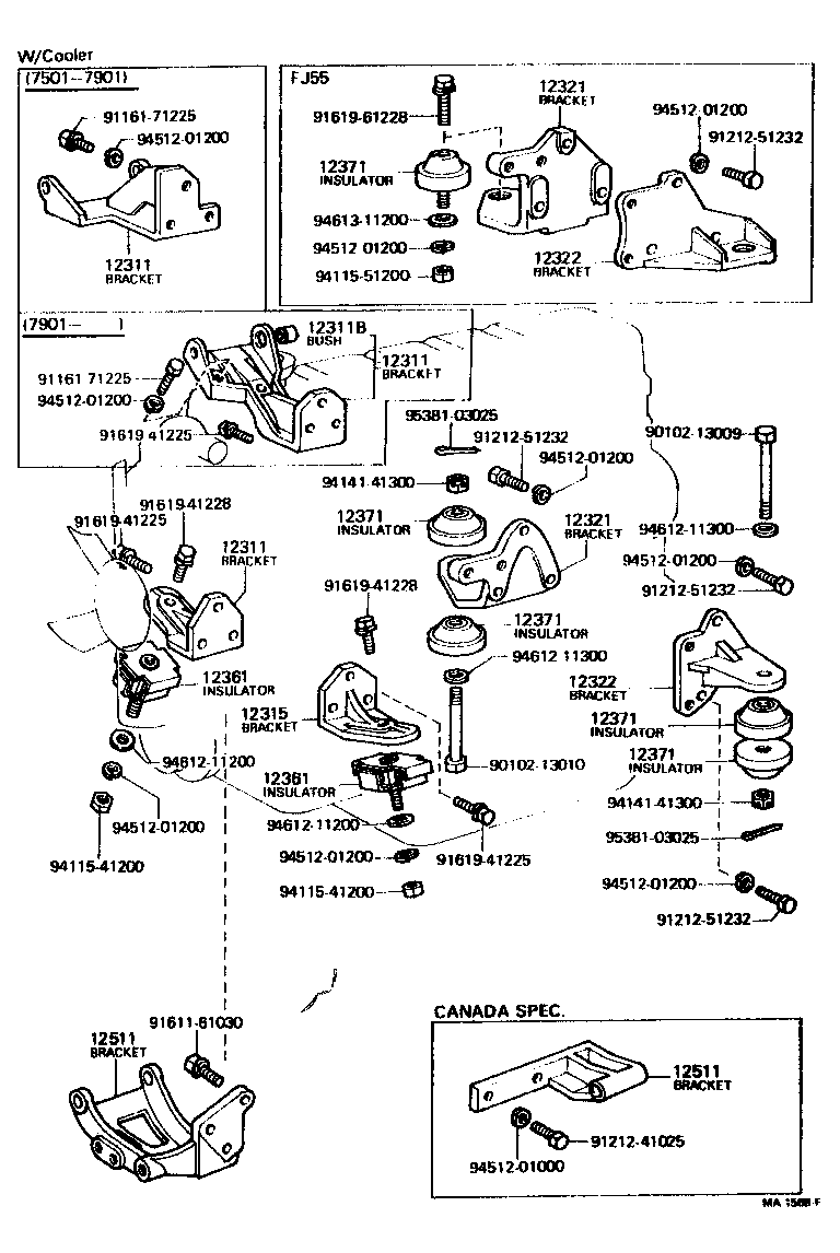  LAND CRUISER 40 55 |  MOUNTING