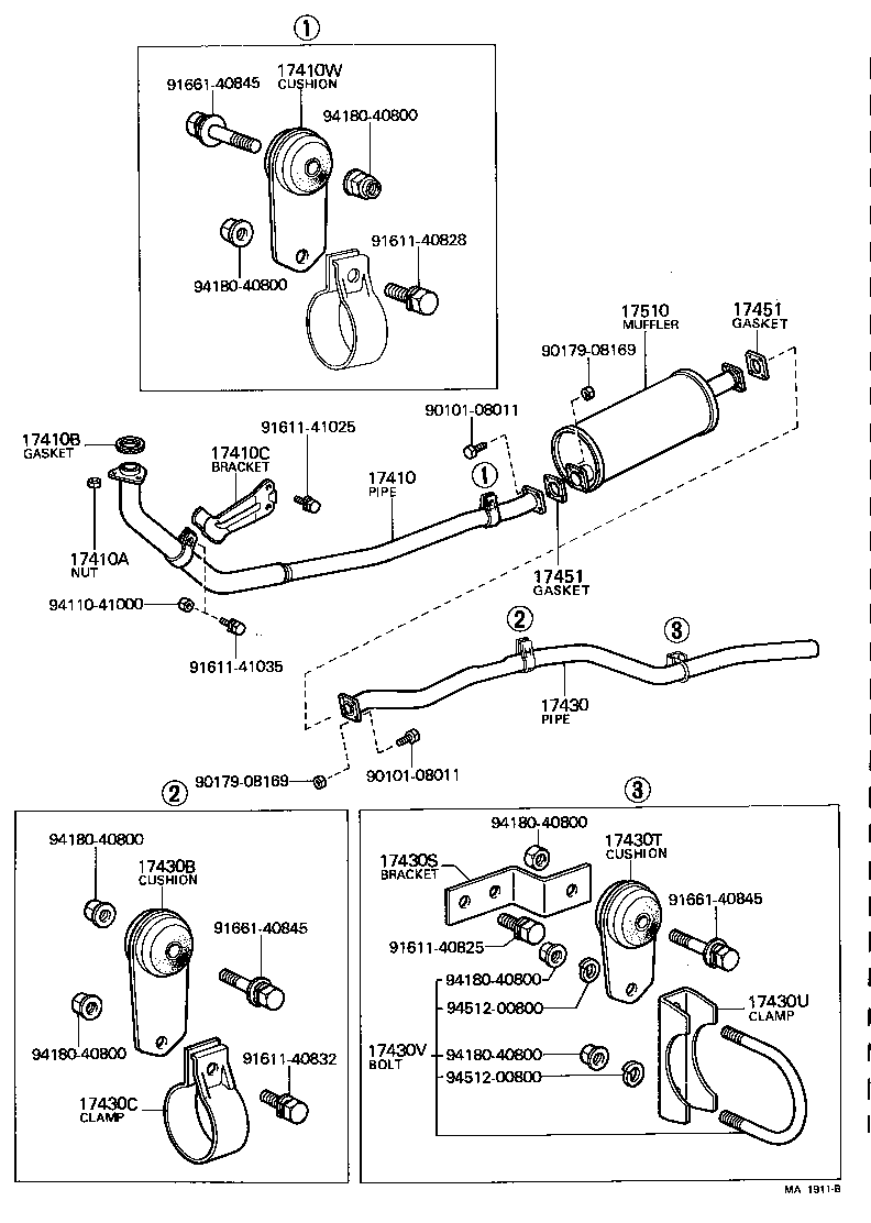  LAND CRUISER 40 55 |  EXHAUST PIPE