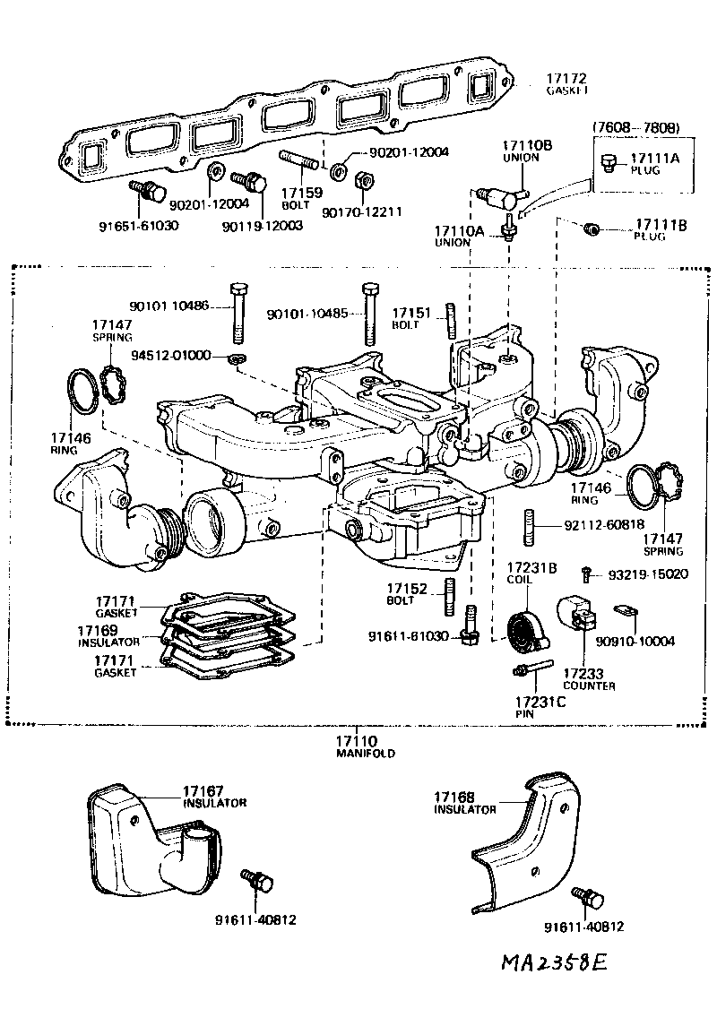  LAND CRUISER 40 55 |  MANIFOLD