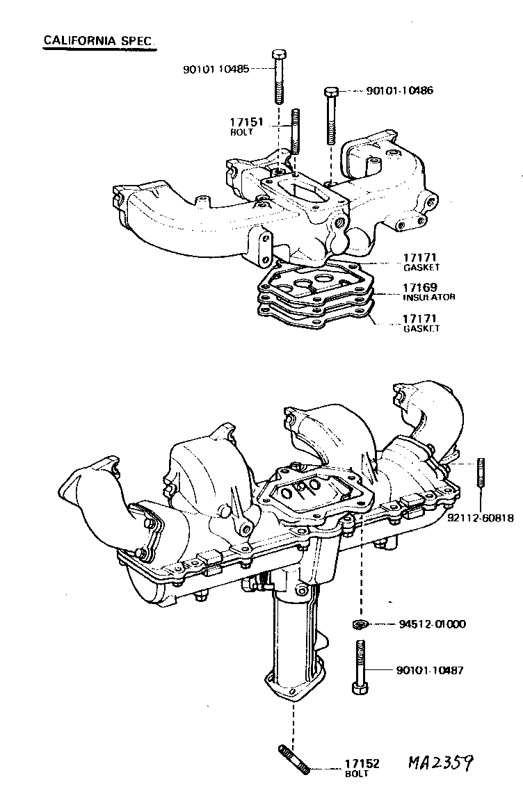  LAND CRUISER 40 55 |  MANIFOLD