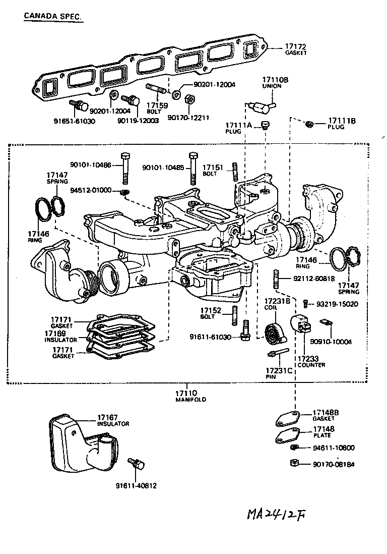  LAND CRUISER 40 55 |  MANIFOLD