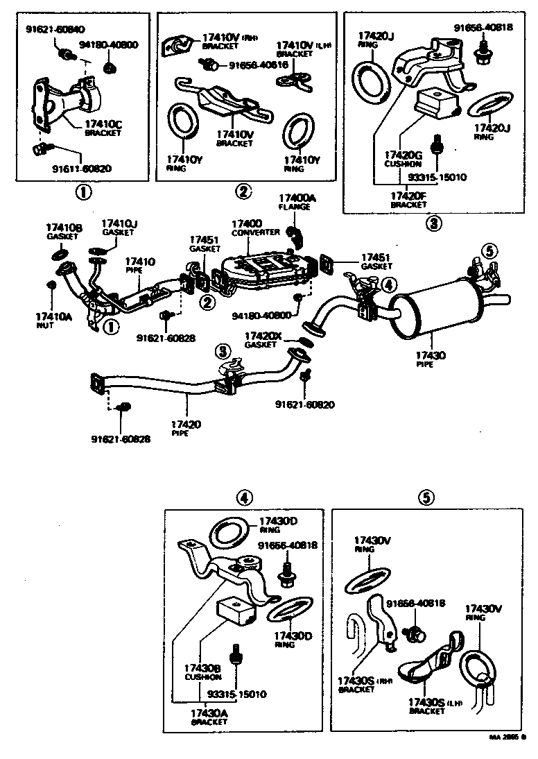  CRESSIDA |  EXHAUST PIPE