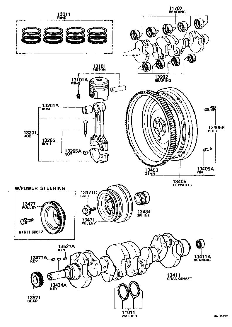  CELICA |  CRANKSHAFT PISTON