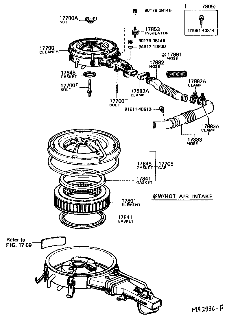  CELICA |  AIR CLEANER