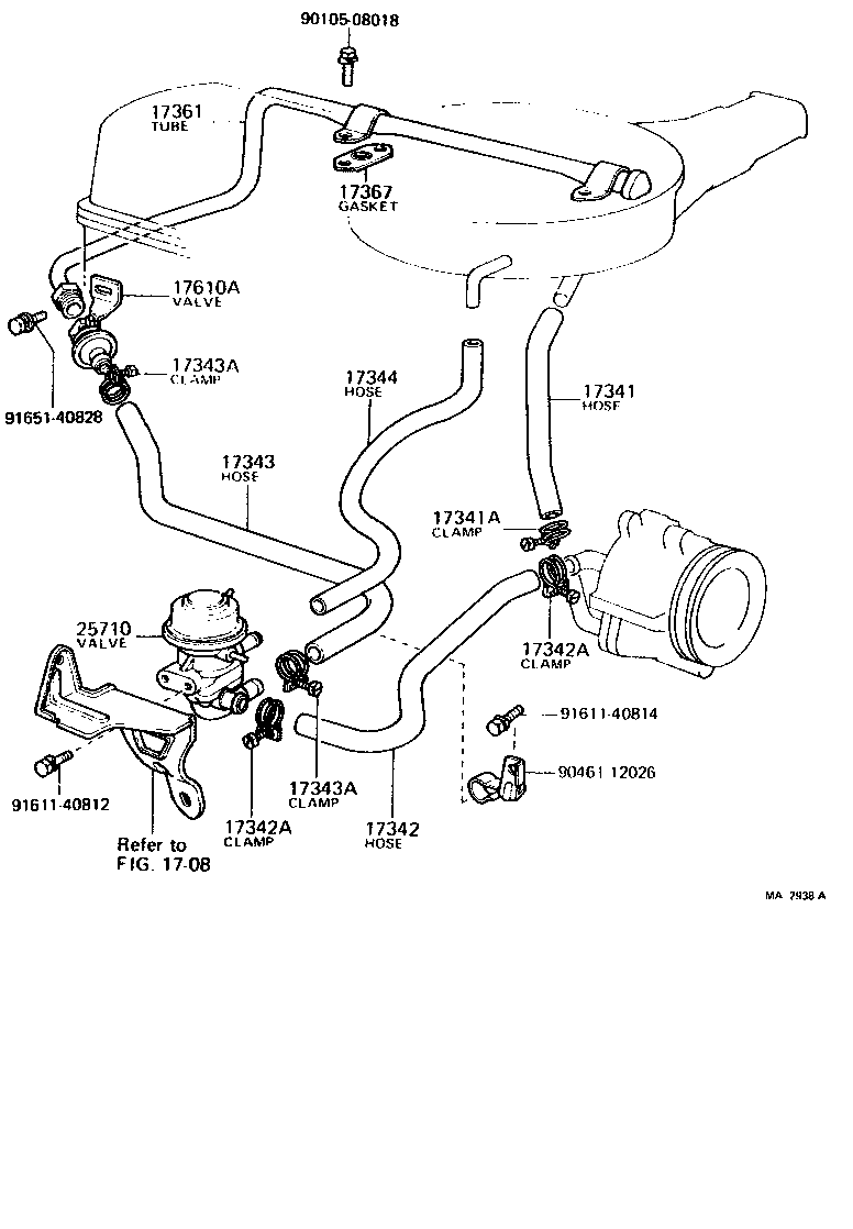  CELICA |  MANIFOLD AIR INJECTION SYSTEM