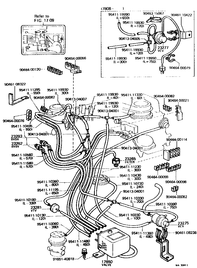  LAND CRUISER 40 55 |  VACUUM PIPING