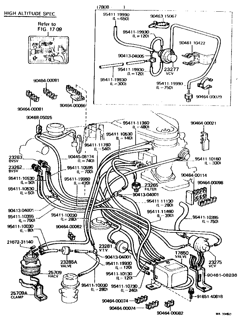  LAND CRUISER 40 55 |  VACUUM PIPING