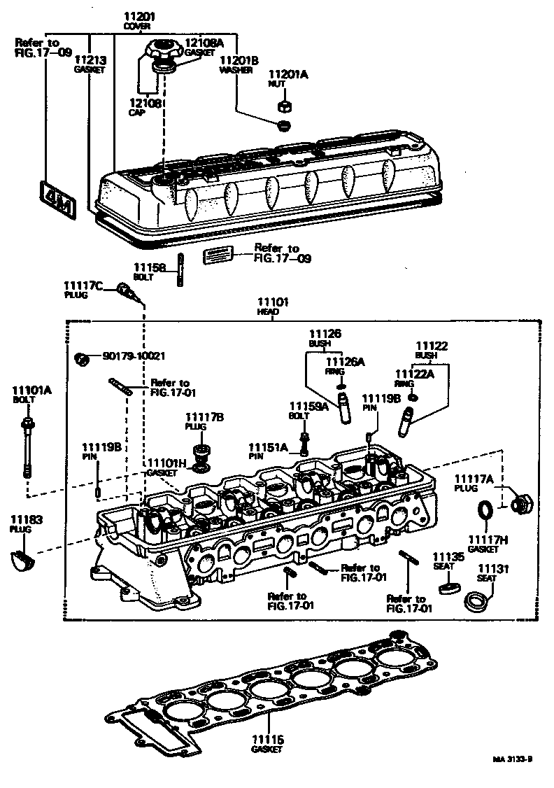  CRESSIDA |  CYLINDER HEAD