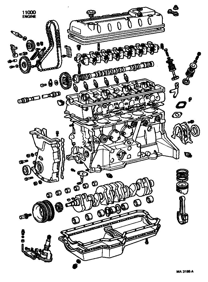  CRESSIDA |  PARTIAL ENGINE ASSEMBLY