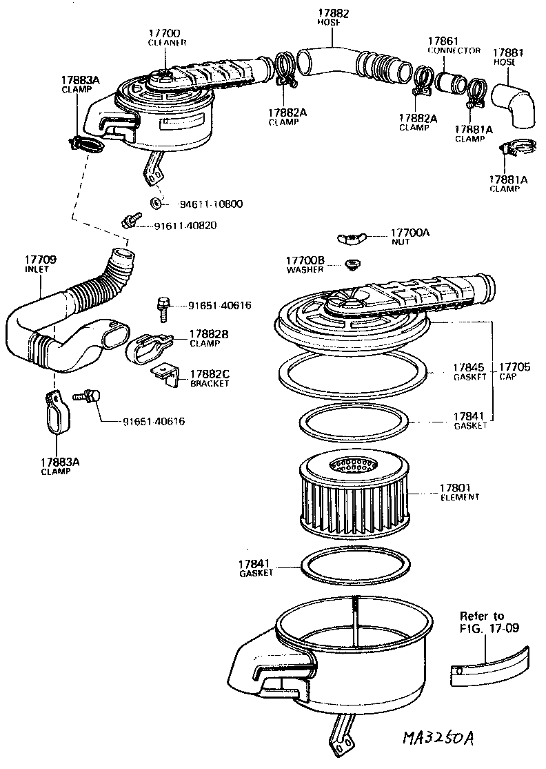  LAND CRUISER 40 55 |  AIR CLEANER