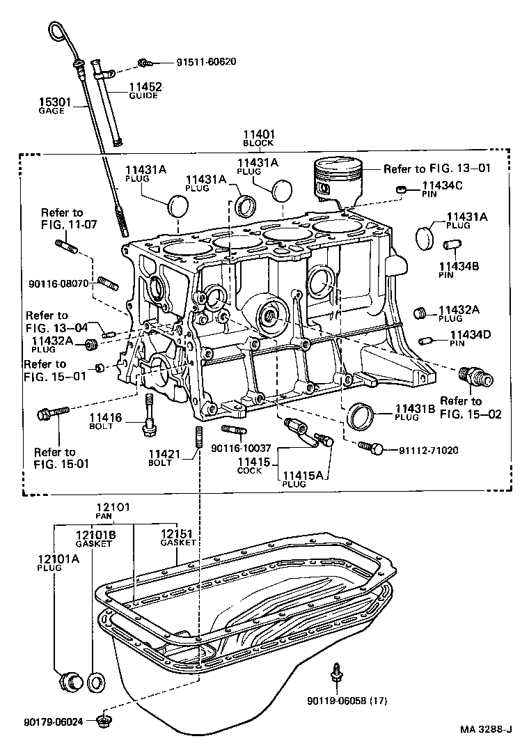  TERCEL |  CYLINDER BLOCK