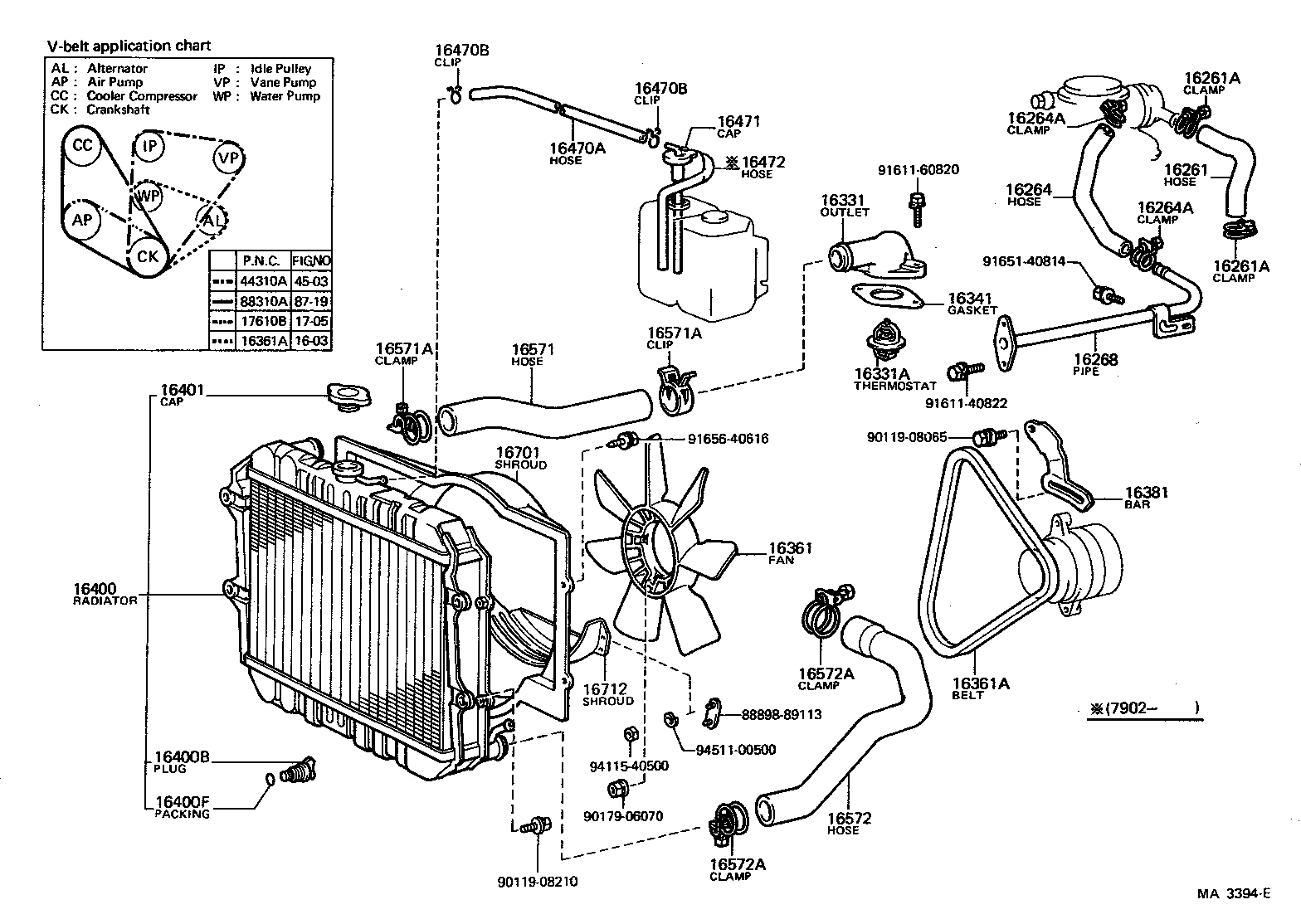  PICKUP |  RADIATOR WATER OUTLET