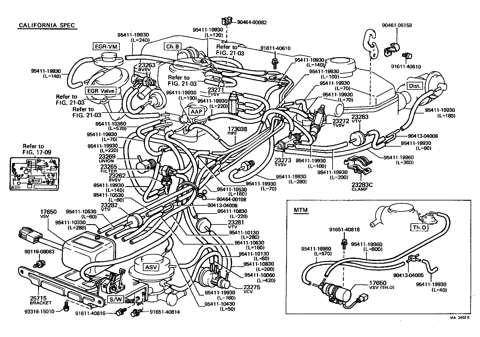  PICKUP |  VACUUM PIPING