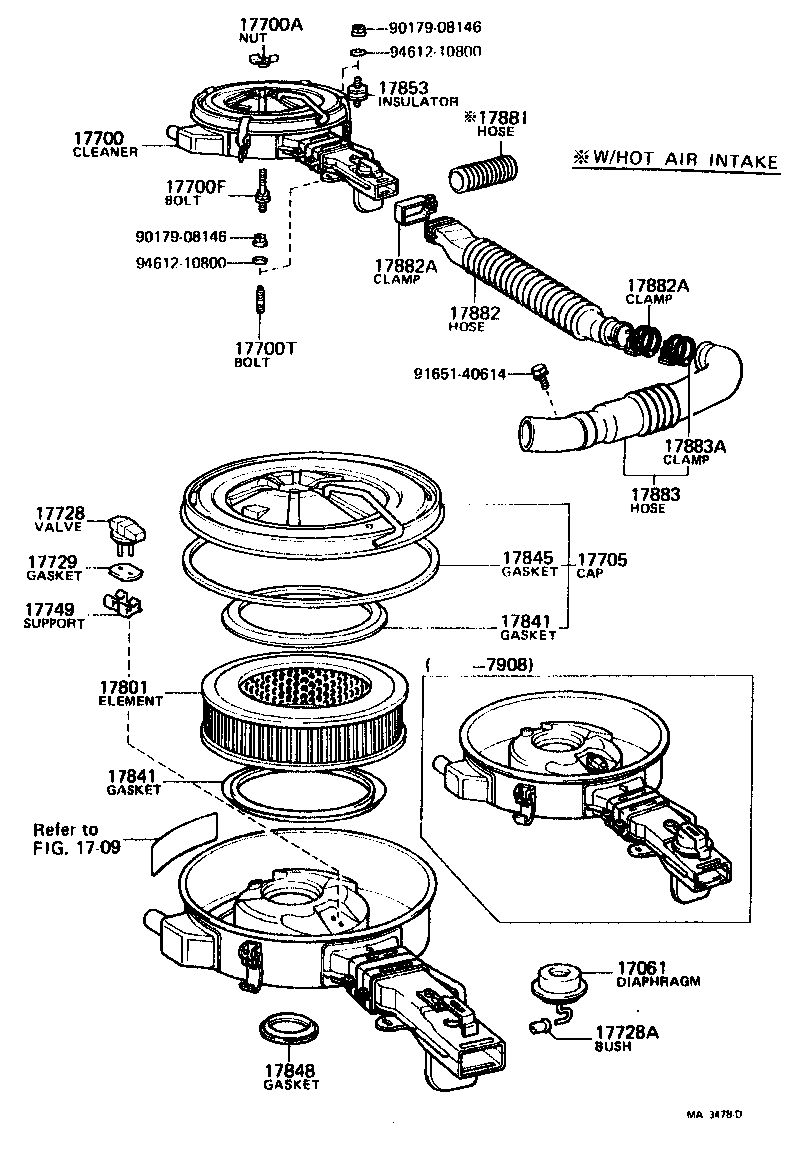  CELICA |  AIR CLEANER