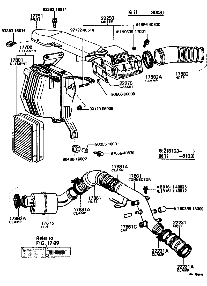  CELICA |  AIR CLEANER