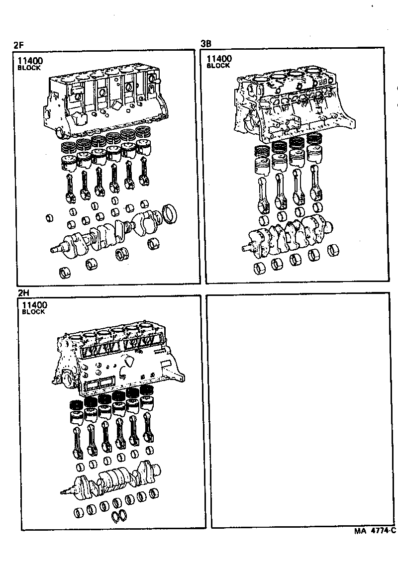  LAND CRUISER 60 |  SHORT BLOCK ASSEMBLY