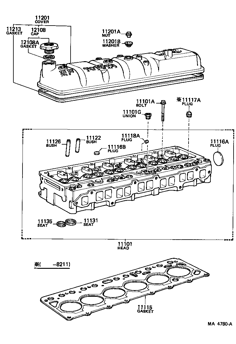  LAND CRUISER 60 |  CYLINDER HEAD