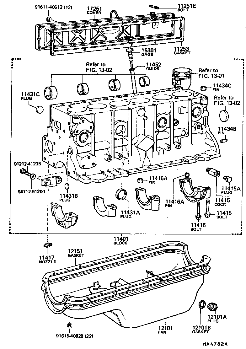  LAND CRUISER 40 |  CYLINDER BLOCK