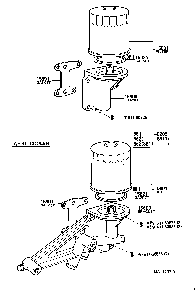  LAND CRUISER 60 |  OIL FILTER