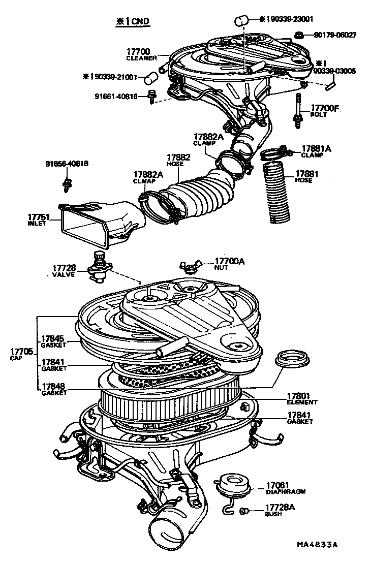  LAND CRUISER 40 |  AIR CLEANER