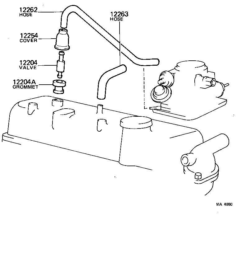  STARLET |  VENTILATION HOSE