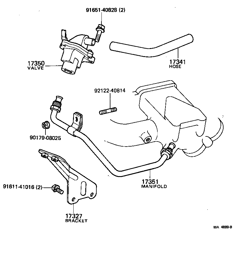  STARLET |  MANIFOLD AIR INJECTION SYSTEM