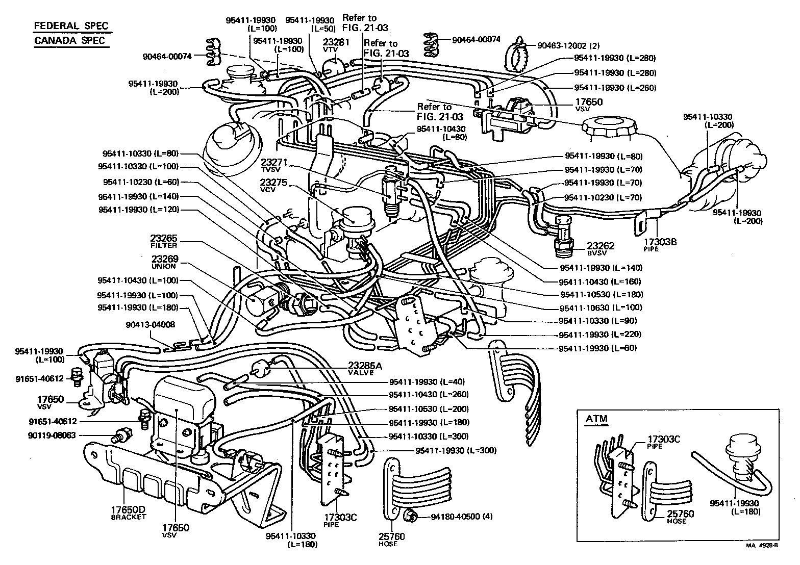  PICKUP |  VACUUM PIPING