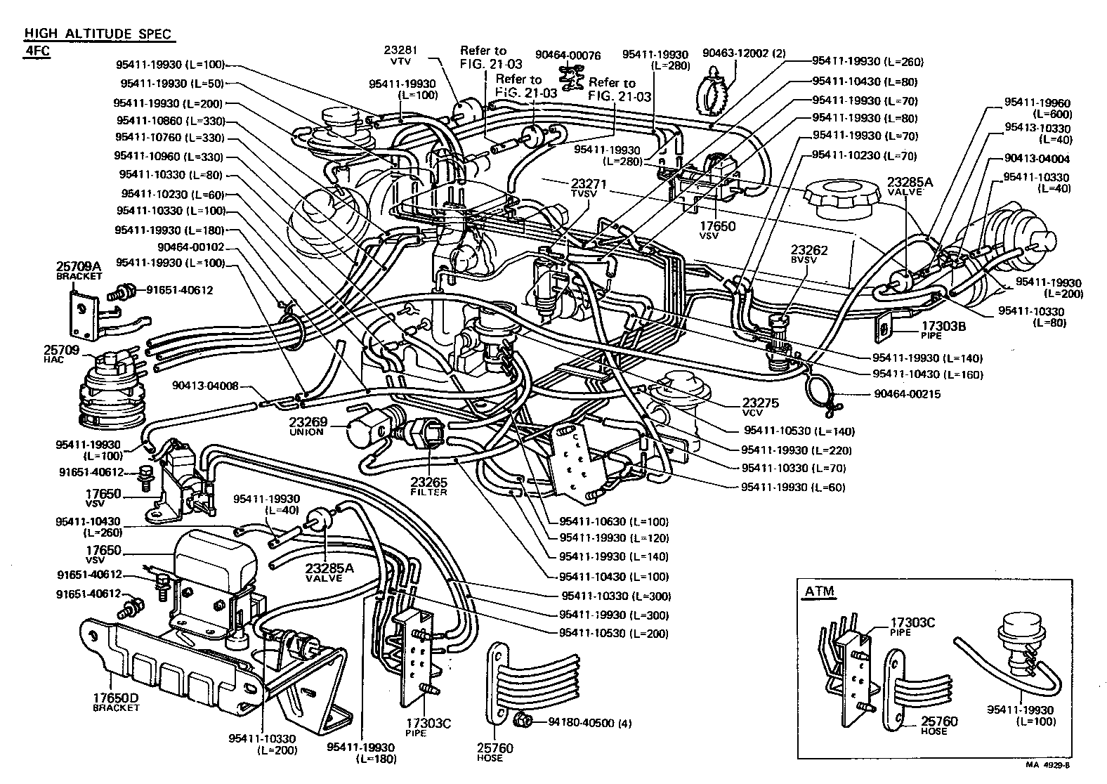  PICKUP |  VACUUM PIPING