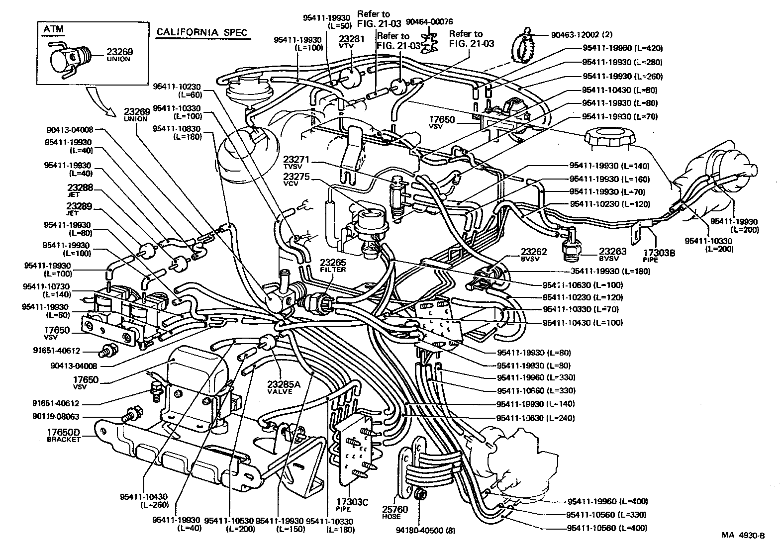  PICKUP |  VACUUM PIPING