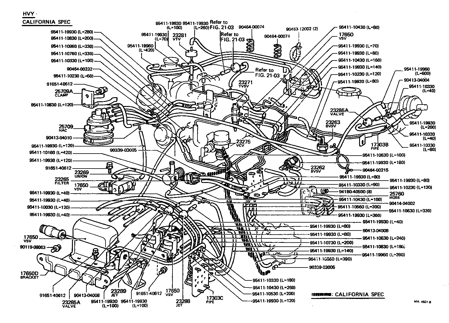 PICKUP |  VACUUM PIPING