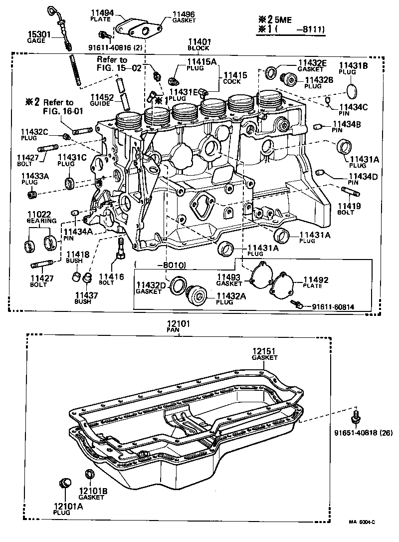  CRESSIDA |  CYLINDER BLOCK