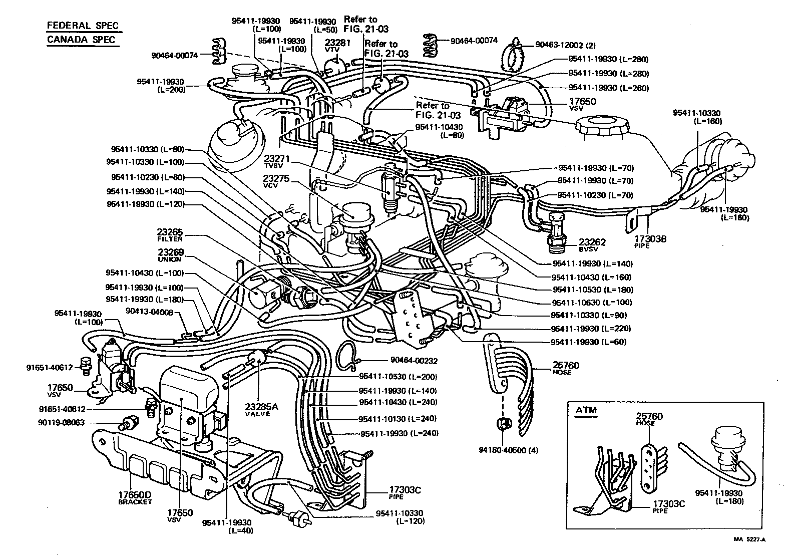  PICKUP |  VACUUM PIPING