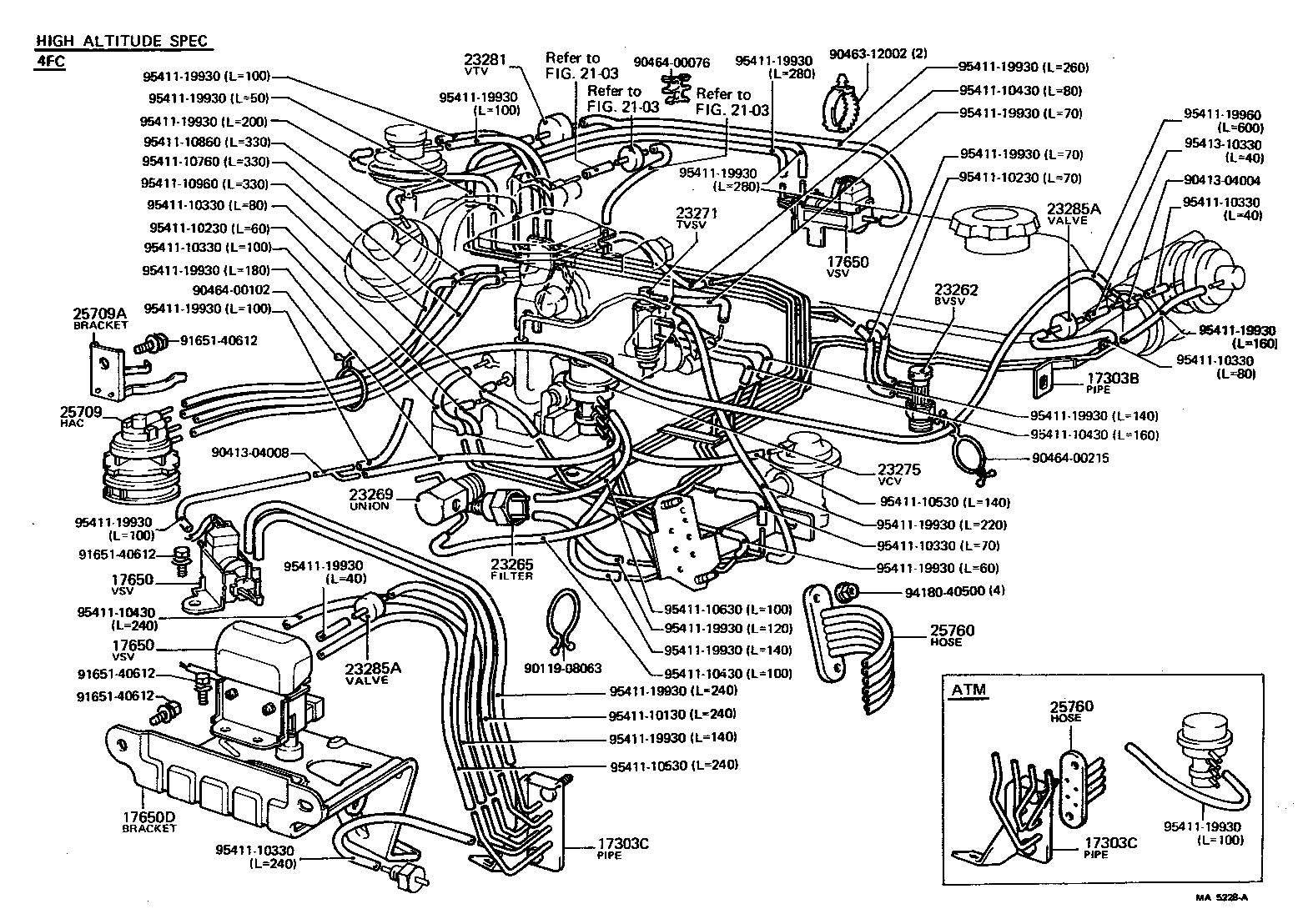  PICKUP |  VACUUM PIPING