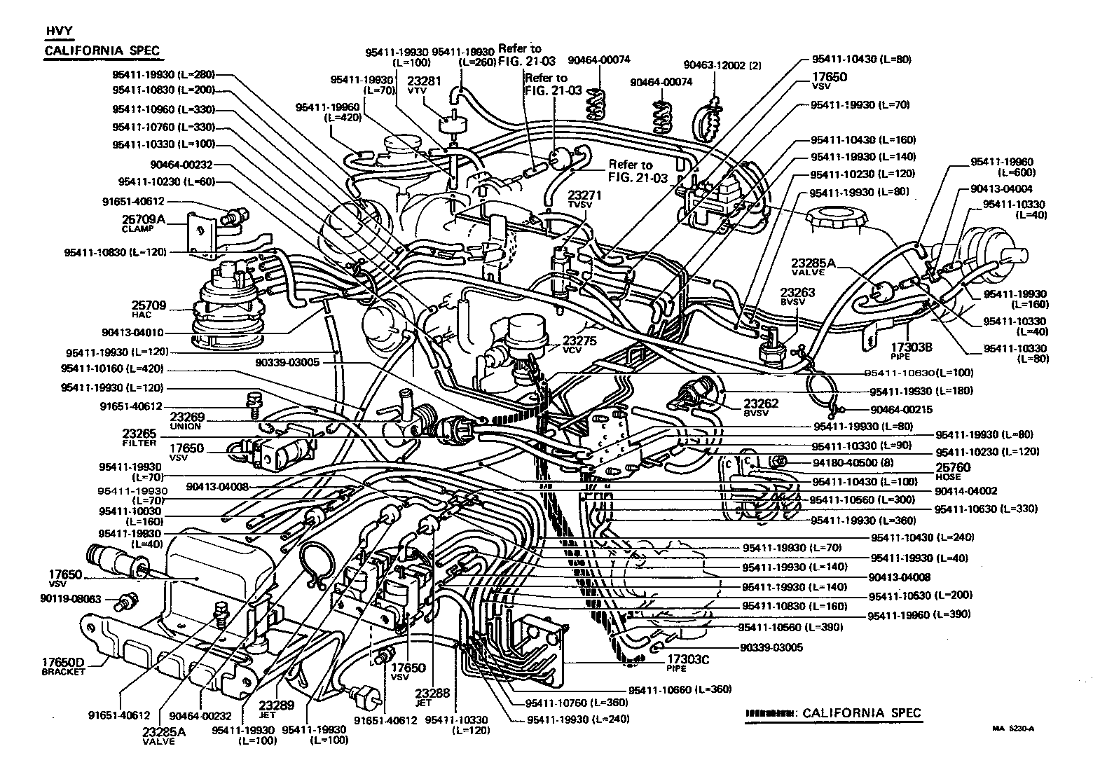  PICKUP |  VACUUM PIPING