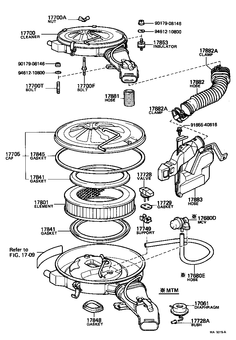  CELICA |  AIR CLEANER