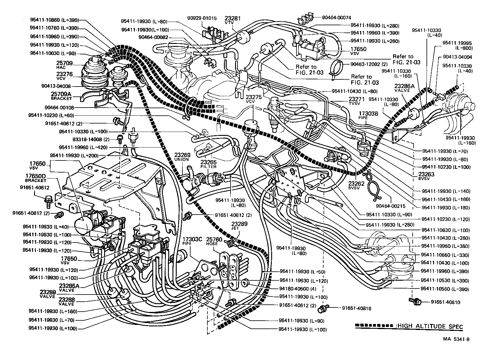  CELICA |  VACUUM PIPING
