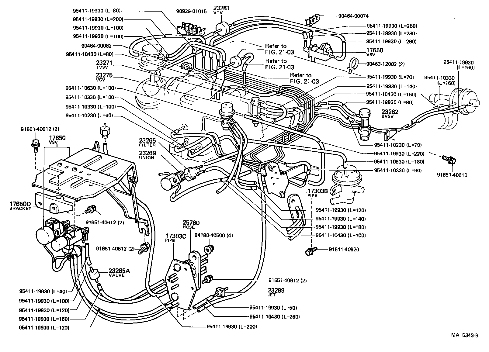  CELICA |  VACUUM PIPING