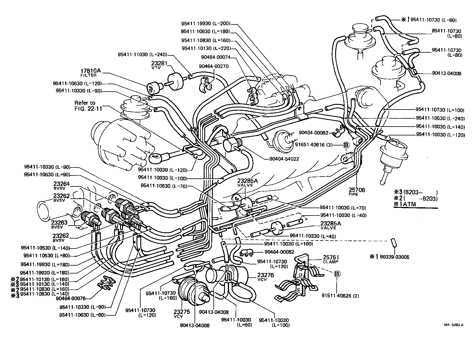  CELICA |  VACUUM PIPING