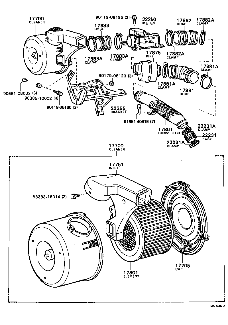  CELICA |  AIR CLEANER