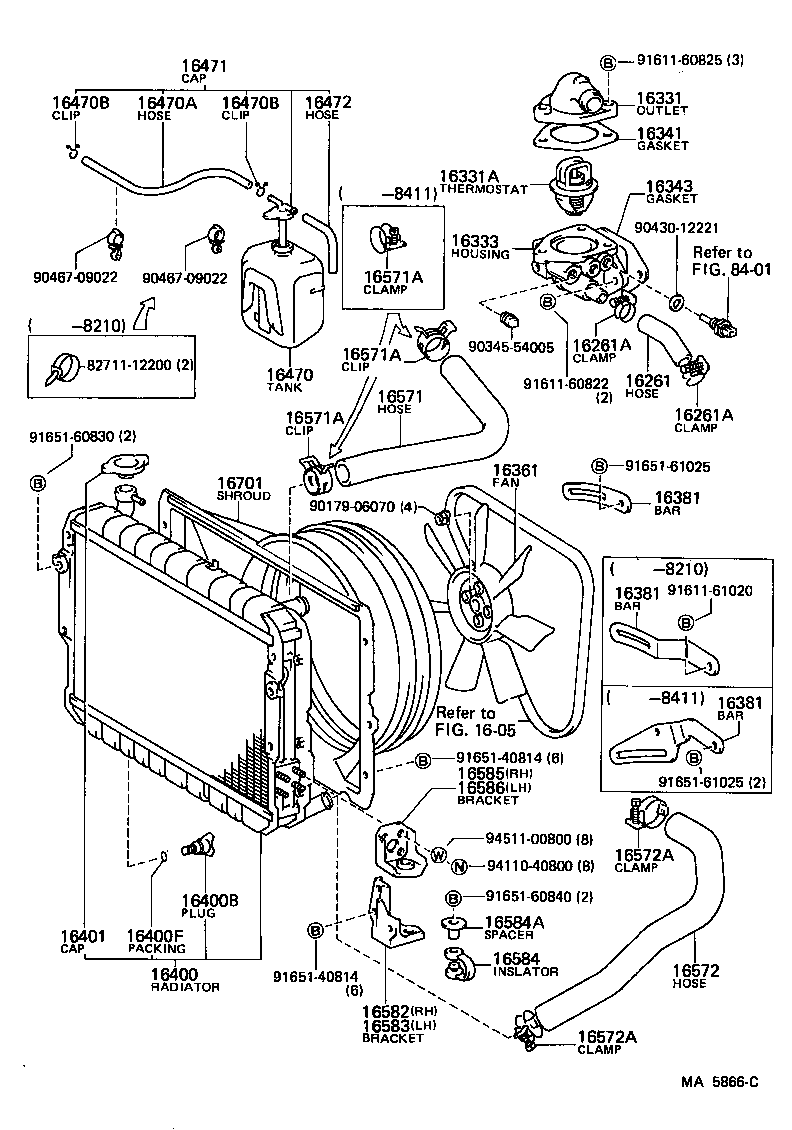  LAND CRUISER 60 |  RADIATOR WATER OUTLET