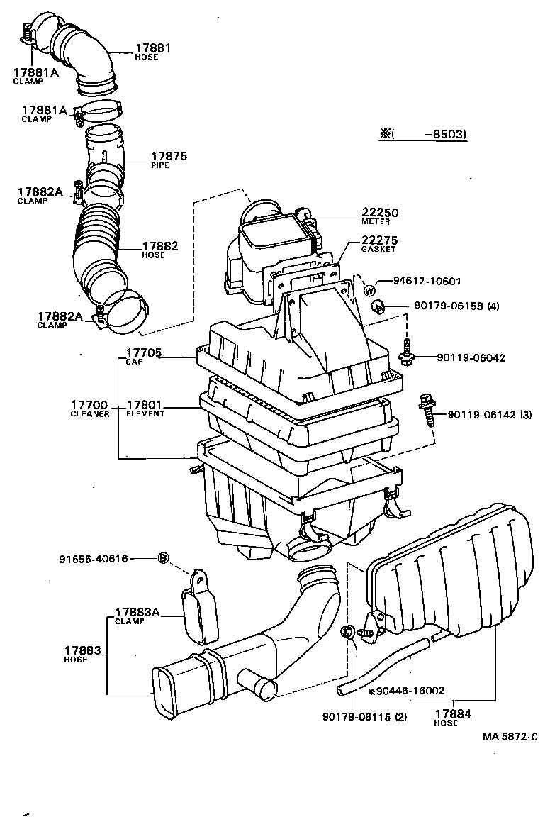  CAMRY |  AIR CLEANER