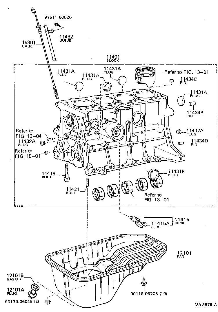  TERCEL |  CYLINDER BLOCK